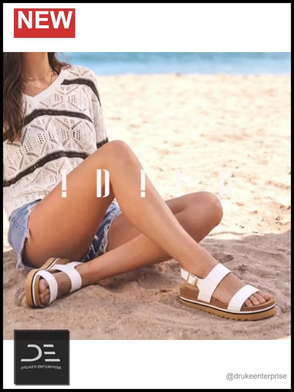 Platform Sandals with Arch Support and Adjustable Ankle Strap, Cushioned